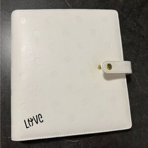 Happy Planner White Polka Dot Planner